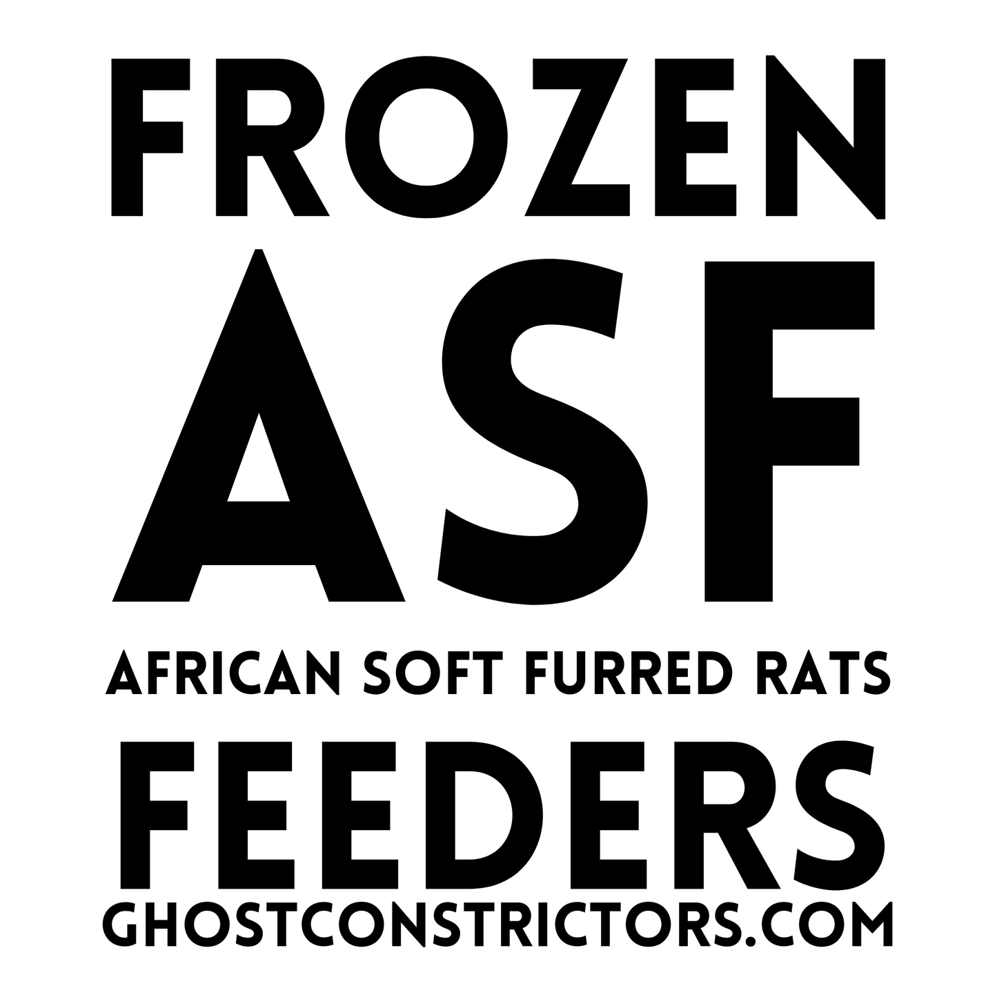 Frozen Hopper African Soft Furred Rats | 25 Count