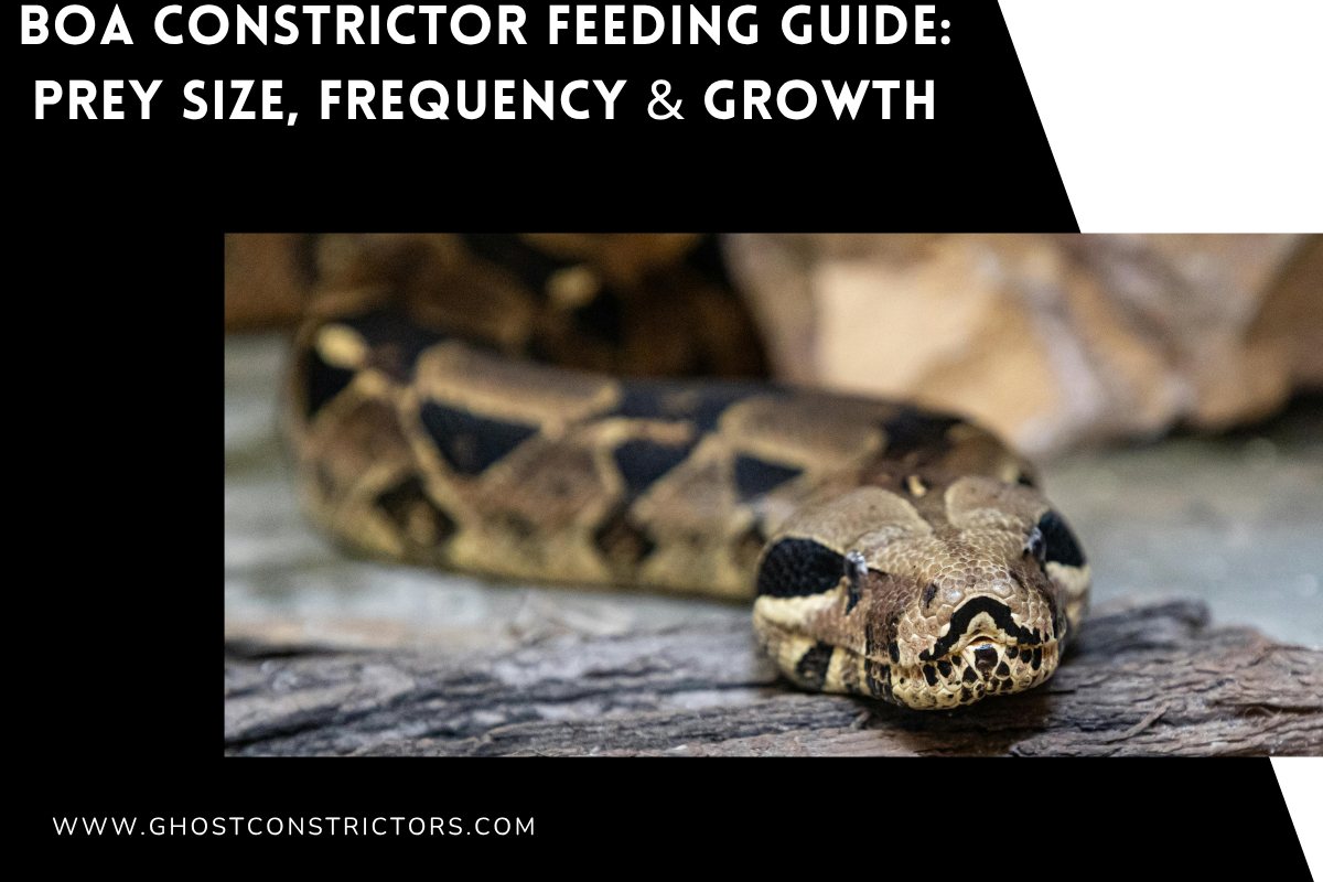 Boa Constrictor Feeding Guide: Prey Size, Frequency & Growth
