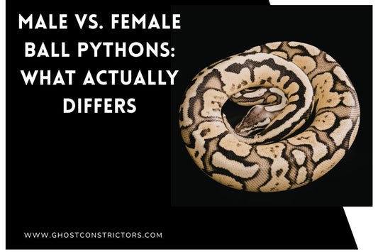 Male vs. Female Ball Pythons: What Actually Differs