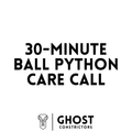 30-Minute Ball Python Care Call — captive-bred by Ghost Constrictors